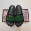 gu gicci designer män kvinnor blommor sandaler stora blossom mix modeller blomma djur orm tryck bild sommar mode bred platt slippe guccishoe gucci guccir 46ey