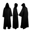 Unisexe Halloween Robe Costume à capuchon Costume Cosplay Monk costume adulte jouant à un rôle de jeu Vêtements Noir Brown S-2XL Y0827