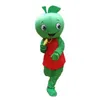 Festival Jurk Little Green Apple Mascotte Kostuums Carnaval Hallowen Gifts Unisex Volwassenen Fancy Party Games Outfit Holiday Celebration Cartoon Character Outfits