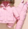 2020 Inverno Bambini Ragazze e ragazzi Abbigliamento Set di abbigliamento caldo con cappuccio Duck Down Giacca Cappotti + Pantaloni Impermeabile Snowsuit Bambini Bambini Vestiti per bambini 690 x2