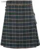 Hommes ecosse jupe courte grande taille Plaid printemps danse hommes décontracté Kilt écossais Festivals vêtements H1210