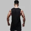 Mentide Casual Fashion Tank Top Gym Fitness Workout Cotton Sans manchettes de manche Vêtements Summer Male Extend Long Singlet Hip Hop Vest8656158