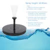 solar fountain round-shaped garden watering tool floating water pump swimming pool pond waterfall decor outerdoor patio Y0730