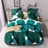 Alanna T series 02 Bedding set Sweet style Little red Heart Flower Plant leaves and animals Printed 4/7pcs with Different Color 210615