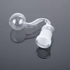 Heady Glass Pipes Mini Glass Pyrex Oil Burner Pipes Bent Type Oil Burner Pipe Clear Smoking Hand Pipe SW40