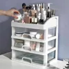 Makeup Organizer Drawers Plastic Cosmetic Storage Box Jewelry Container Case Brush Holder Drawer Nail Polish Desktop Rack Large