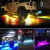 Accessoires RVB LED BLUETOOTH App Contrôle de l'application Couleur coulant sous la voiture 90cm 120cm IP65 TUBE SOUS-GLOW SYSTÈME SYSTÈME NÉON 12V303R