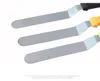 Spatule à glaçage pour gâteau et crème, 6 pouces, outils pour le beurre, lame plus lisse, grattoir plat coudé, lissage de haute qualité