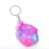 Empurre Bubble Chaveiro Fidget Bag Toy Bag Pingente de Alta Qualidade Crianças Adult Denompression Brinquedos