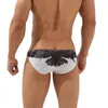 Men's Swimwear Sexy Printed Bikini Low Waist Triangle Panties European American Fashion Underwear Home Casual Sports