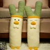 plush toy stuffed doll cartoon animal Scallion green Chinese onion Allium fistulosum style long body duck pillow cushion 1pc H1025