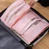 Borse portaoggetti Borsa da viaggio portatile per scarpe da palestra Borsa per scarpe trasparente impermeabile non tessuta per uomo Donna Organizzatore con cerniera