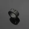 Mode Unisex Ontwerpers Sieraden Mannen Vrouwen Rvs Ring Hollow Out V Initialen Gegraveerd Patroon Liefhebbers Ringen Maat 6-9