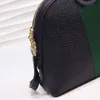 Kadın Omuz Çantaları Crossbody Shell Çanta Üst Tuval Ve Deri Malzeme Altın Harfler Donanım Tasarım Stil Akşam DesignerBag