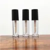 0.8ml Clear Mini Lip Gloss Tube Empty Lip Balm Containers With Black Lid for Lipstick Samples