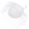 Chapeaux de fête 1pc 20s 30s Pilulier Fascinator Chapeau Cocktail Thé de mariage avec voile