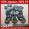 Carénages de moulage par injection pour HONDA CBR Bleu noir 250R 250 CBR250 R CC CBR250R MC41 11 12 13 14 15 Kit 58No.52 CBR-250R 250CC CBR-250 2011 2012 2013 2014 2015 Carrosserie OEM