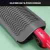 Heat Resistant Silicone Mat Pouch for Curling Hair Straightener Flat Iron and Hair Styling Tool