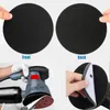 Vehicle Protectants 2/3/4/5/6 Inch 8 Hole Sponge Interface For Sanding Pads Hook & Loop Flocking Cushion Polishing Buffering Pad