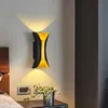 Açık Led Duvar Lambaları Yaratıcı Oturma Odası Arka Plan Duvar Modern Minimalist Başucu Yatak Odası Otel Bahçe Sundurma Işıkları