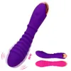 Articoli per massaggi aggiornamento 20 Velocità Dildo Massaggio vaginale Vibratore Stimolazione del clitoride in silicone Masturbazione femminile Giocattoli del sesso per donna