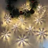 Decorações de Natal 20 LED Xmas Tree Snowman String Festival Festival Decoração Papai Noel Party Home ao ar livre