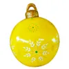 Boules De Noël Arbre Décorations En Plein Air PVC Gonflable Jouets De Noël Cadeau Boule Ornement Boules Pour La Maison HH21-726