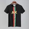 GÖZLER Erkek T-Shirt Yaz Kısa Kollu Moda Baskılı Üstler Rahat Açık Erkek Tees Ekip Boyun Elbise 21SS 7 Renkler M-3XL9