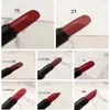 Hög Brand Satin Rouges Läppstift gjord i Italien 3.5g Rouge En Levres Mat 8 Färg med handväska Matte läppstift