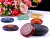 Newnatural Crystal Reiki Chakras Şifa Taşları Çok Renkli Akik Hindistan 7 Çakra Taş ve Mineraller Sanat ve El Sanatları EWA4265