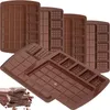 Silikon mögel vaffel bakeware choklad mögel fondant konditori godis bar mögel kaka mode dekoration kök bakning tillbehör rrb13692