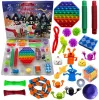 US Stock 24p / Set Jul Fidget Toy Xmas Nedräkning Kalender Blindlådor Sensory Pack 5 stilar Advent Calendar Julklappar