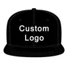 Flat Brim Cap 3D -broderier Full tryckt logotyp Fashion Popular Style Sport Snap Back Hat Custom Baseball Summer Outdoor Travel Head2482