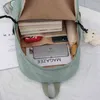 borsa zaino Zaino stile Baghocodo Semplice donna femminile Canval Borsa da scuola per ragazza adolescente Spalla casual Colore solido Viaggio di qualità 220723