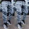 Godlike Mens Casual Cargo Pantalo Loose plus taille Strange Multi Pocket Sports Fiess Hip Hop Jogger Pantalon