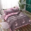 Zestawy pościelowe Anime Bed Lniane Nordic Okładki 240 x 220 Set Set Size King Size Bedspread Duvet Cover dla domu