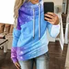 Women's Hoodies & Sweatshirts Activewear Stylish Christmas Patchwork Sweatshirt Lady Women Hoodie Turtleneck For Festival