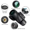 40X60 Day & Night Vision Dual-Focus HD Optics Zoom Monocular Telescope Waterproof Super Clear Outdoor Hunting