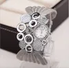 BAOHE Accessori di abbigliamento di moda personalizzati di marca Orologi in argento Bracciale a maglie larghe Orologio da donna Orologi da polso da donna