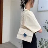 ファッションチェーンラタンの女性​​ショルダーバッグデザイナーハンドバッグ豪華なウィッカー織りクロスボディサマービーチストローバッグレディー財布