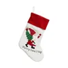 Weihnachtsschmuck Strümpfe Socken Schneemann Santa Weihnachten Süßigkeiten Geschenk Tasche Kamin Baum Hängen Dekoration Kinder Jahr Party