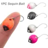 Multicolor 1.4cm 1.8g Wędkarstwo Metalowa Łyżka Przynęty Spinner Przynęty Mini dla pstrągów Single Hook Cekiny Hałas Sztuczny Twardy