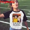 Prioridade de ovos da maravilha camiseta feminino impressão 2021 harajuku branco camiseta plus tamanho camiseta t camiseta harajuku kawaii x0621