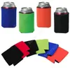 wholesale 330ml Beer Cola Drink Can Holders Bag Ice Sleeves Freezer Pop Holders Koozies 12 color DAA334