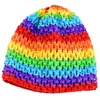 Kleurrijke Baby Crochet Mutsie Hoeden Zuigeling Handgemaakte Gebreide Wafel Hoed String Tarwe Caps Pasgeboren Cap 21 Kleuren M3910