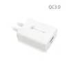 Quick Charge 3.0 mini ultra-thin USB Charger QC3.0 Fast Charging US Plug Adapter Wall Mobile Phone For Samsung Xiaomi Huawei