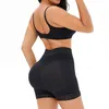 Kvinnors shapers hög midja knäppta formning shorts bulfer underkläder kvinnor formade hög komprimering platt mage osynlig elastisk höft upp
