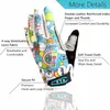 Colorful Non Slip Bicycle Gloves for Kids Full Finger Gel Padding Cycling Glove Outdoor Sport Road Mountain Bike Age 211 220722