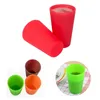 tasses de vin de silicone verres