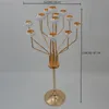 Candelabras 13 Arms Candle Holders Metal Gold Candlesticks 47" Tall For Wedding Centerpieces Event Party Decoration